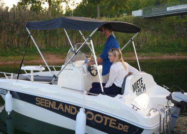 Elektrobootsverleih am Brombachsee