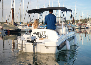 Elektrobootsverleih am Brombachsee